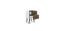 Slickblue Modern Mid-Century Side Table Nighstand in Wood Finish