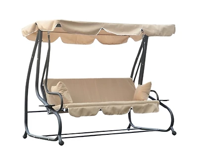 Slickblue Outdoor Canopy Swing Patio Porch Shade Deck Bed