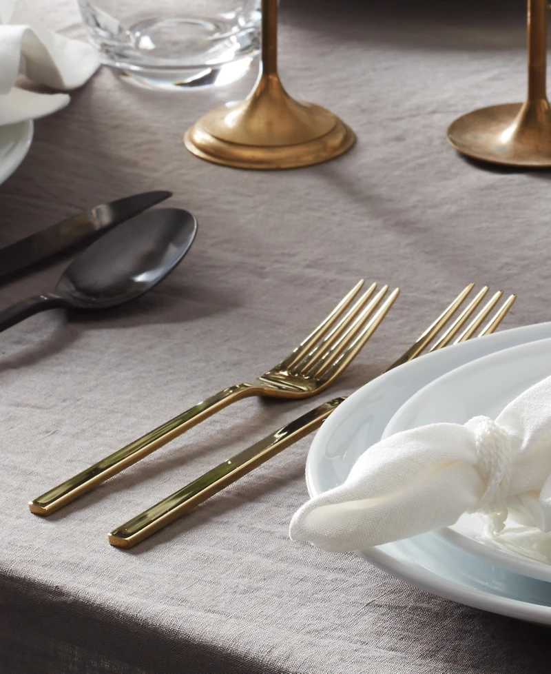 Oneida Allay Champagne Set of 6 Everyday Flatware Dinner Forks