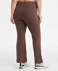 Id Ideology Plus Size High Rise Flared Leggings, Created for Macy's
