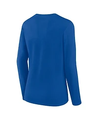 Logo Athletic Women's Royal Buffalo Bills Grip Long Sleeve T-Shirt