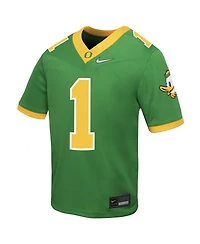 Nike Big Boys and Girls 1 Apple Green Oregon Ducks Alternate Replica Football Jersey