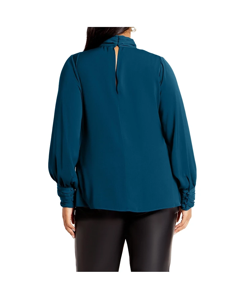 City Chic Plus Size Miranda Cowl Top