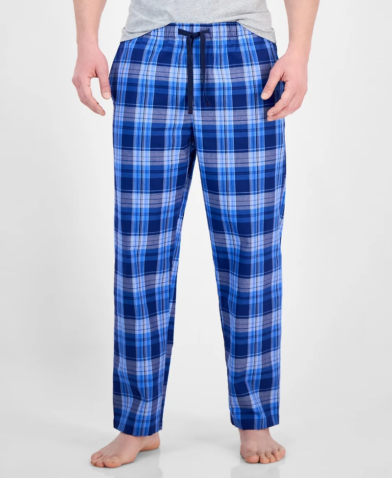 Club Room Men's Berry Plaid Pajama Set, Exclusively at Macy's