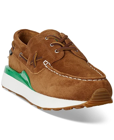 Polo Ralph Lauren Men's Train 89 Suede Moc-Toe Sneaker