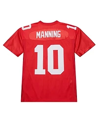 Mitchell & Ness Men's Eli Manning Red New York Giants 2004 Authentic Throwback Retired Player Jersey