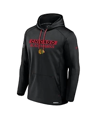 Fanatics Men's Chicago Blackhawks Authentic Pro Rink Fleece Pullover Hoodie