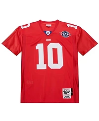 Mitchell & Ness Men's Eli Manning Red New York Giants 2004 Authentic Throwback Retired Player Jersey