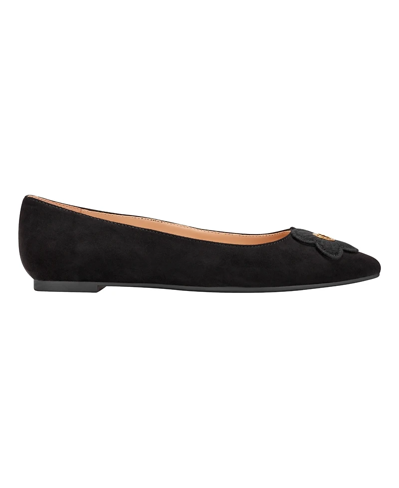 Bandolino Women's Starry Embellished Flower Slip-On Flats