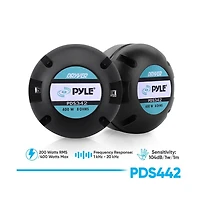 Pyle 1.35" Titanium Horn Driver - 8 Ohm Compression Midrange/Tweeter