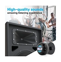 Pyle 1.35" Titanium Horn Driver - 8 Ohm Compression Midrange/Tweeter