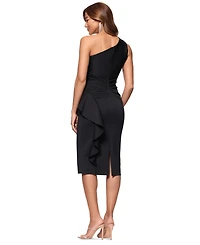 Xscape Women's Ruffled One-Shoulder Dress