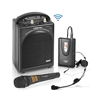 Pyle Portable Pa Speaker & Microphone System