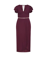 City Chic Plus Enya Maxi Dress