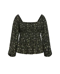 City Chic Plus Dahlia Top
