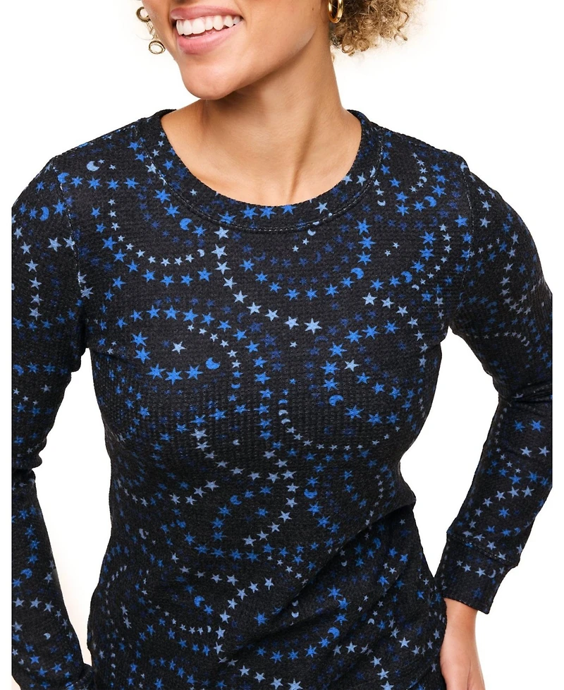 Adore Me Women's Janise Pajama Long Sleeve Top & Leggings Set
