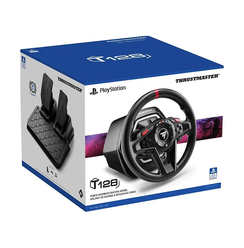 T128 Racing Wheel For Playstation 4, 5 And Pc