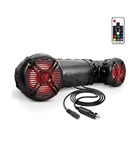 Pyle 8'' Waterproof Marine Bluetooth Speaker System with Led Lights, 1000W