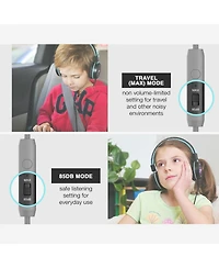 Mee audio KidJamz KJ55U (2 Pack) Usb-c Kid s Headphones w/ Led Lights