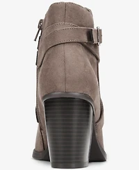Style & Co Women's Zetaa Strappy Belt-Heel Booties, Created for Macy's