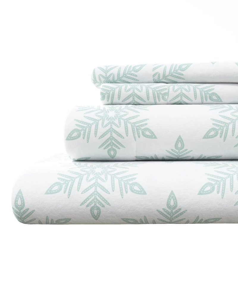 Linery & Co. 100% Turkish Cotton Winter Flannel Sheet Set