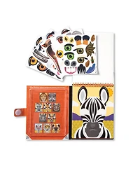 Melissa and Doug Make-a-Face Reusable Sticker Pad Bundle - Safari, Farm and Pet Sticker Activity Pads, Pack of 3