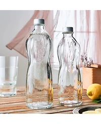 Bormioli Rocco Aqua Bottiglia 33.75-Oz. Glass Bottle, Set of 6