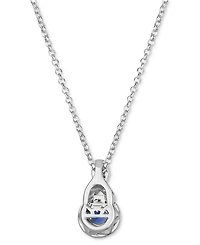 Le Vian Cornflower Sapphire (1/3 ct. t.w.), Nude Diamond (1/6 ct. t.w.), Chocolate Diamond Accent Pendant 19" Necklace in 14k Vanilla Gold