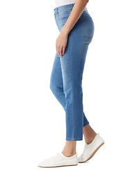 Gloria Vanderbilt Women's Knitology Cali Straight-Leg Ankle Jeans