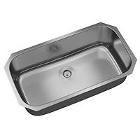Casainc 32inch L x 18inch W Undermount Kitchen Sink with Accessories