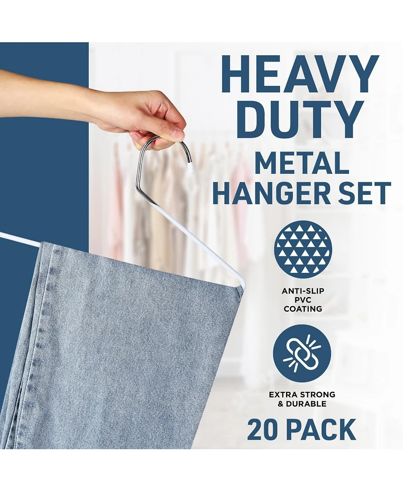 Lifemaster Metal Pants Hanger Set