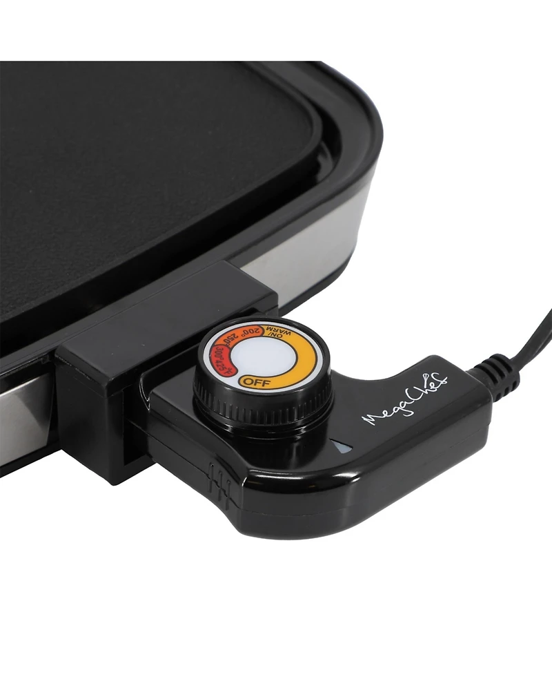 MegaChef 11.81 Inch Electric Fry Pan with Copper Coating