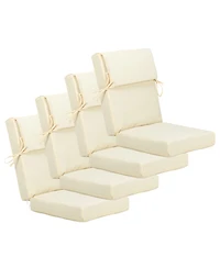 Aoodor Outdoor Chair Cushion 20.5x20.5x4.33 inches Patio Furniture Seat Cushion