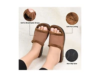 Aerothotic - Aspen Fuzzy Strap Ladies Arch Support Slides