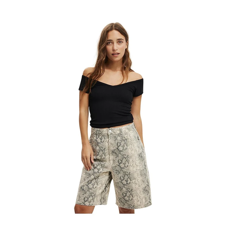 Cotton On Women's Super Baggy Denim Jort