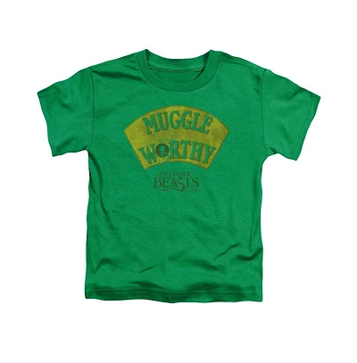 Fantastic Beasts Baby-Girls Muggle Worthy Short Sleeve Juvenile Tee / T-Shirt