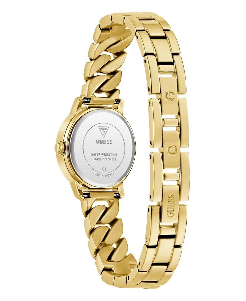 Guess Women's Analog Gold Tone Steel Watch, 25mm