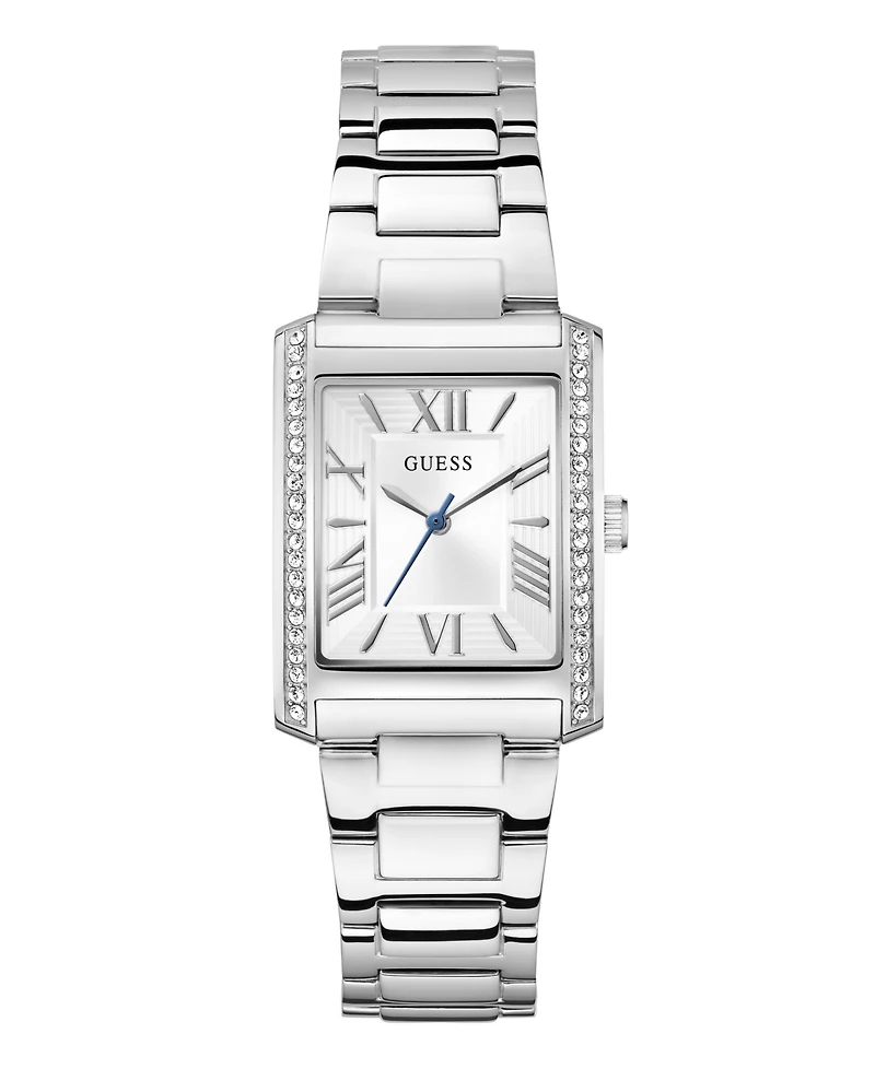 Guess Women's Analog Silver Tone Stainless Steel Watch, 27mm