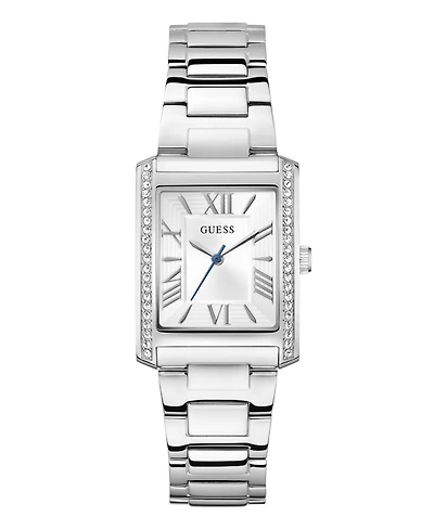 Guess Women's Analog Silver Tone Stainless Steel Watch, 27mm