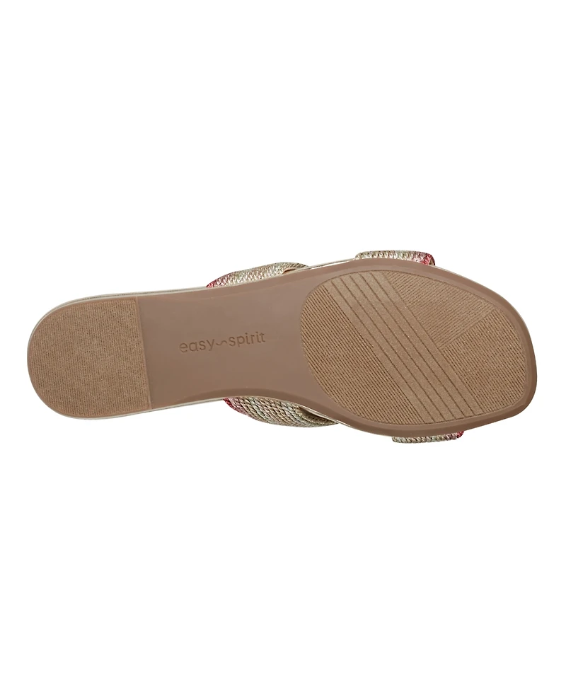 Easy Spirit Women's Calera Flat Slip-On Sandals