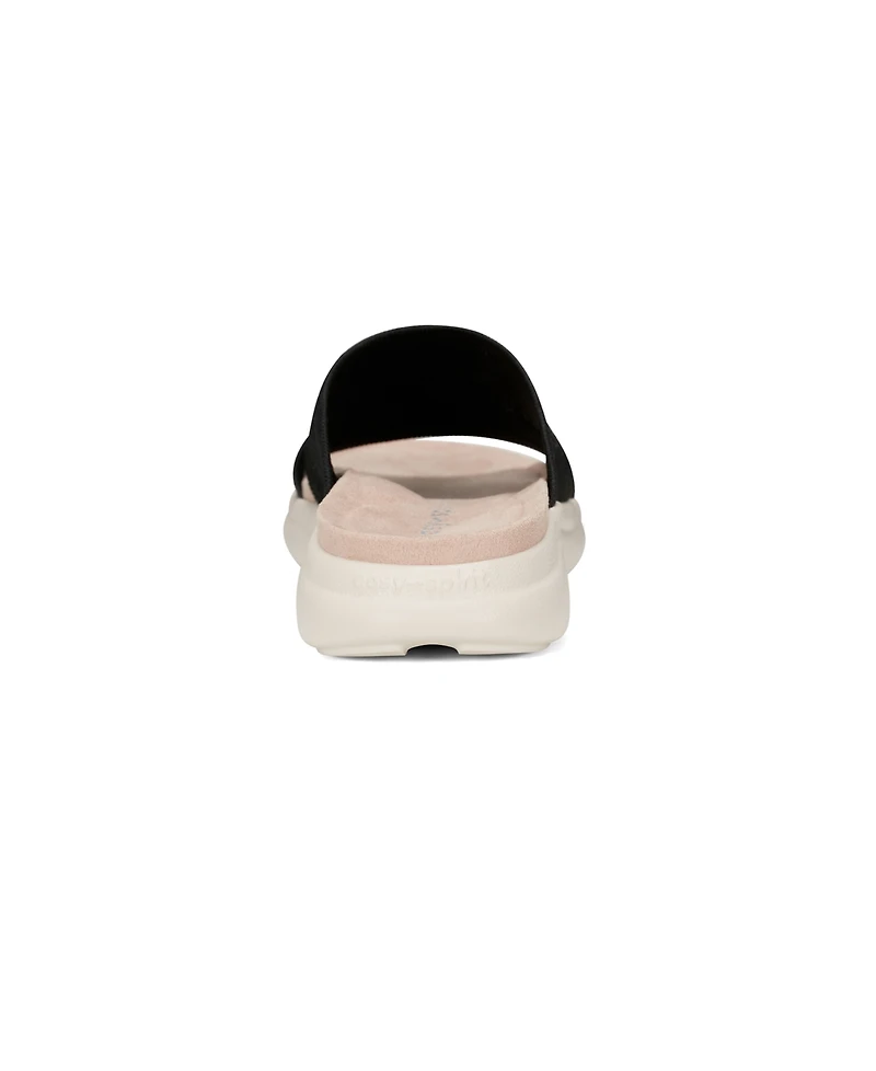 Easy Spirit Women's Amari Sporty Flat Slide Sandals