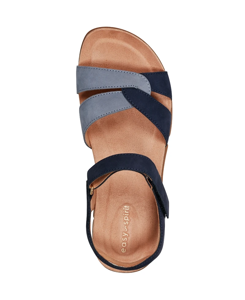Easy Spirit Women's Marian Strappy Flat Sandals