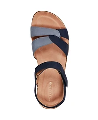 Easy Spirit Women's Marian Strappy Flat Sandals