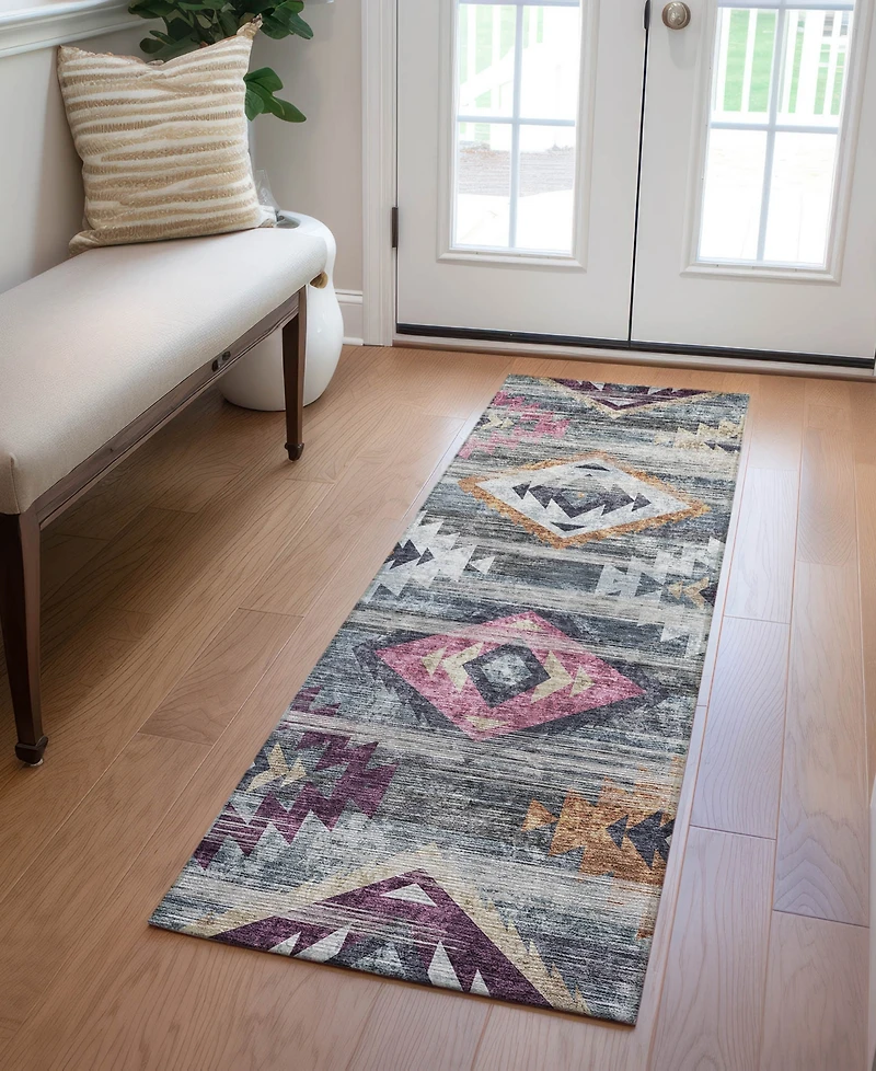 Addison Chantille Machine Washable ACN836 2'3"x7'6" Runner Area Rug