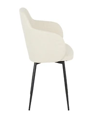 Lumisource 33" Metal Boyne Contemporary Accent Chair, Set of 2