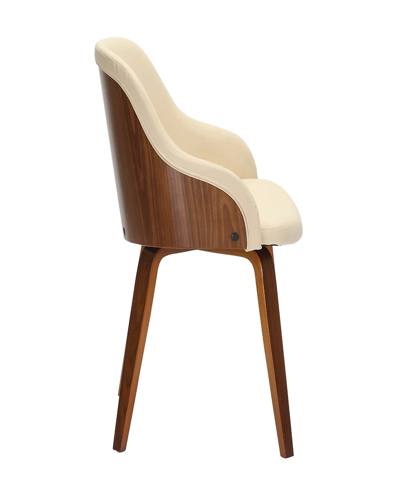 Lumisource 31" Wood Bacci Mid-Century Modern Dining Accent Chair
