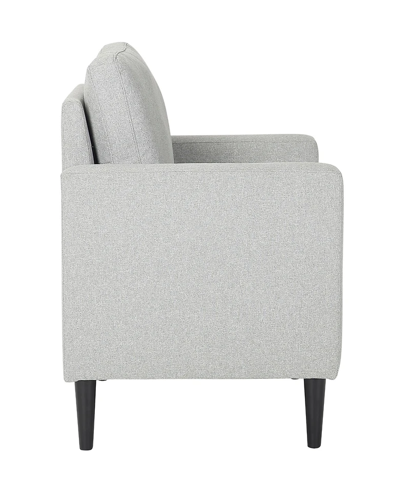 Lumisource 33" Wood Wendy Contemporary Arm Chair