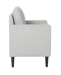 Lumisource 33" Wood Wendy Contemporary Arm Chair