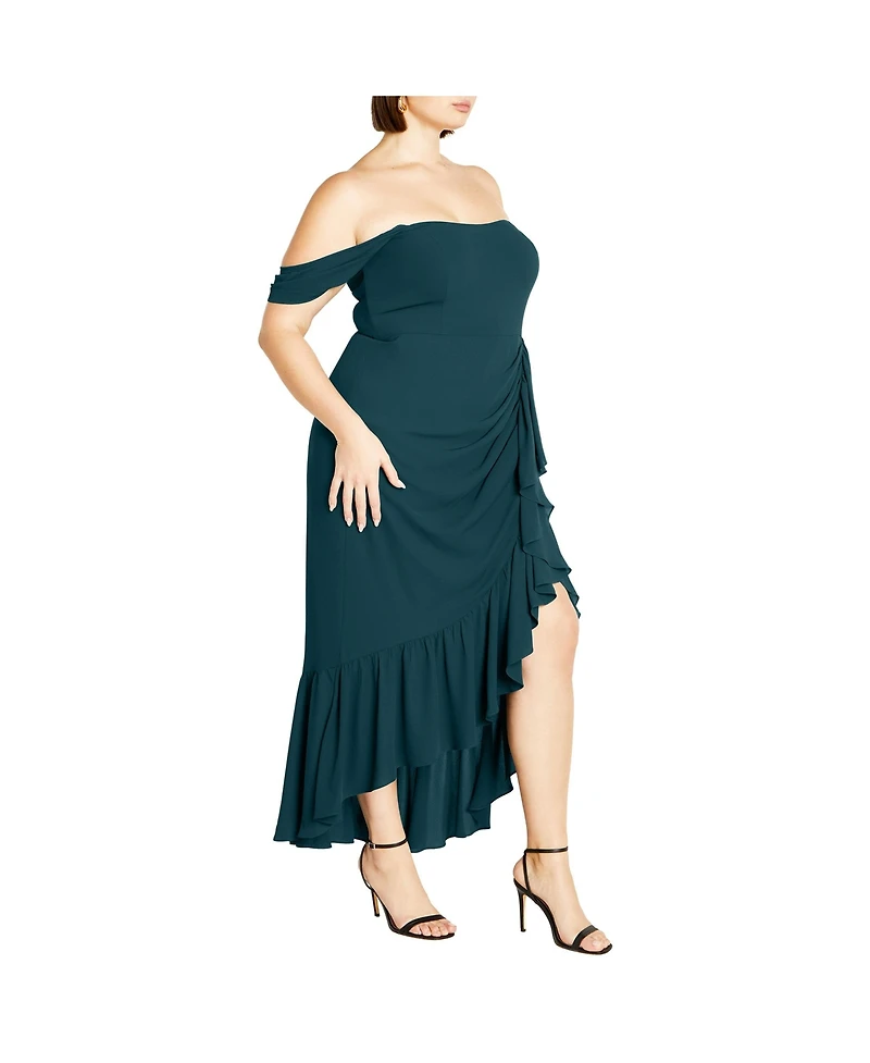 City Chic Plus Rosabella Maxi Dress