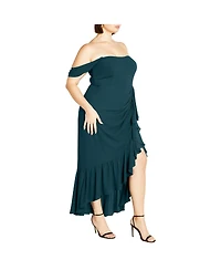 City Chic Plus Rosabella Maxi Dress